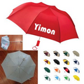 Mini 190T Polyester Manual Folding Umbrella With Ultra-light Aluminum Alloy Shaft